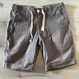 Bellfield Men’s Shorts Size 30 Grey Cotton Never Worn Adjustable